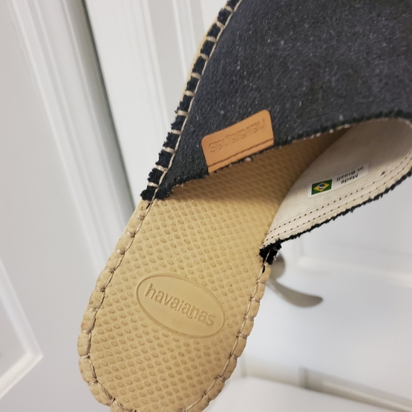 Havaianas Original Free Black Mules Size 8, Lightweight, Comfy, Stylish - Picture 3 of 13